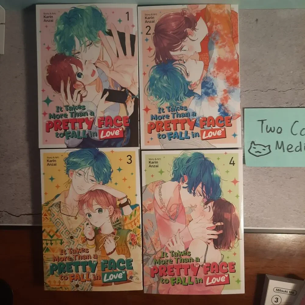 📚It Take More Than a Pretty Face Vol. 1-4 Official English Manga Bundle